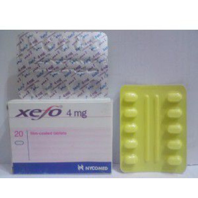Xefo ( lornixicam 4 mg ) 20 tablets 